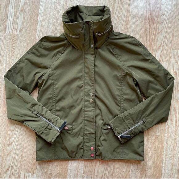 NWT Abercrombie & Fitch Green Water and Wind Resistant Heavy Jacket - Picture 2 of 14